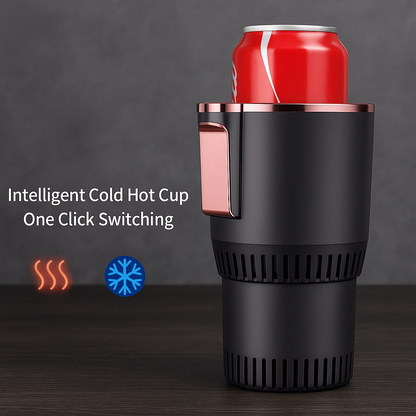 Smart 2-In-1 Beverage Holder with Fast Refrigeration and Heating Features